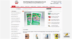 Desktop Screenshot of plasticfoodpackagingbags.com